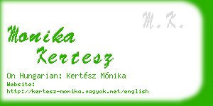monika kertesz business card